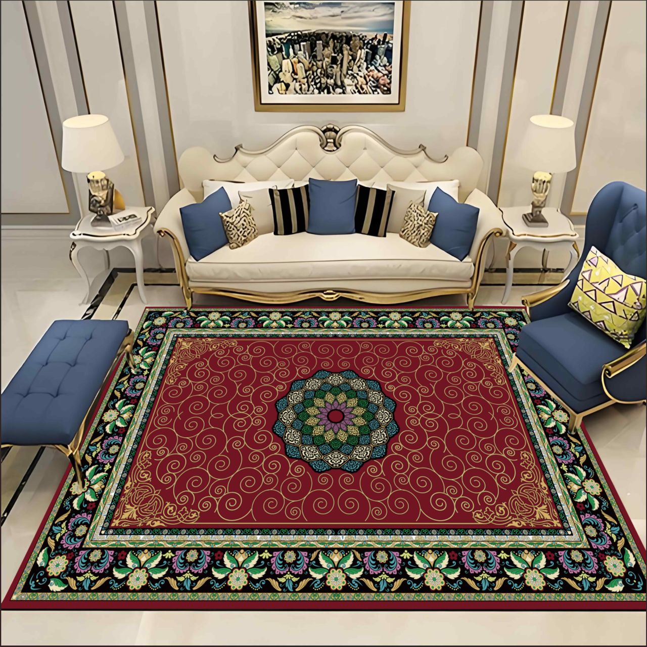 Premium China Dubai Carpet – High Quality – Multiple Designs – 3 Sizes