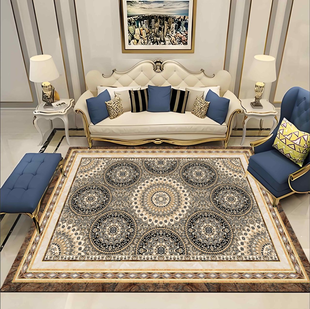 Premium China Dubai Carpet – High Quality – Multiple Designs – 3 Sizes