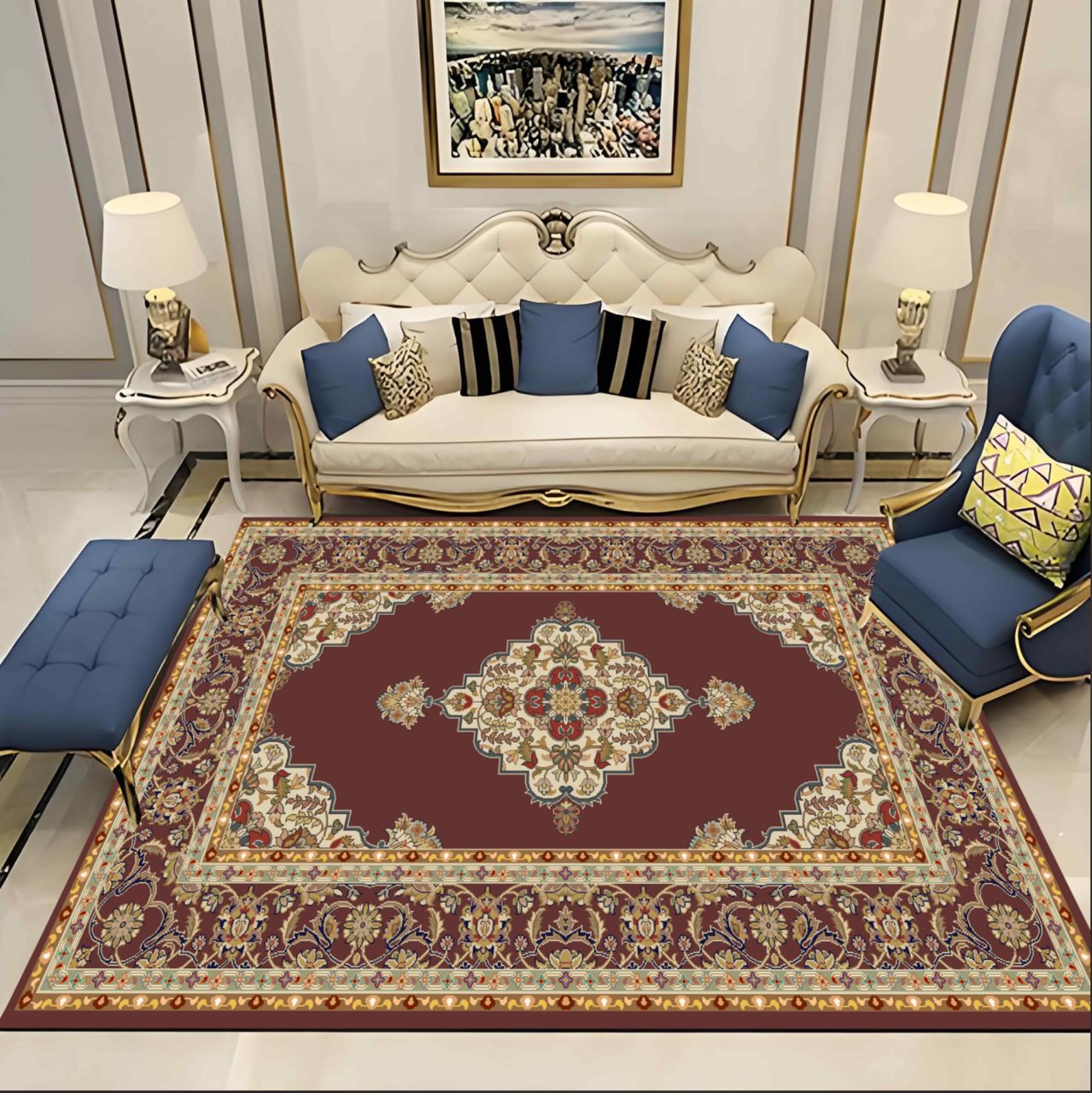 Premium China Dubai Carpet – High Quality – Multiple Designs – 3 Sizes