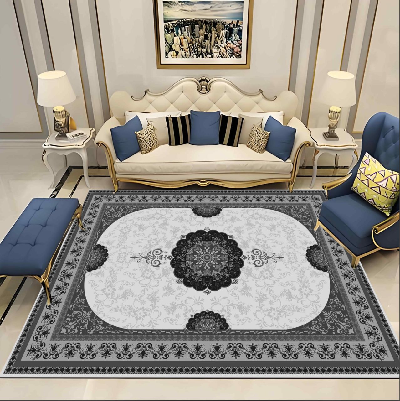 Premium China Dubai Carpet – High Quality – Multiple Designs – 3 Sizes