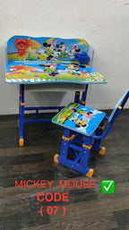 Kids Study Table & Chair Set – Perfect for Boys & Girls | Pink & Blue Colors
