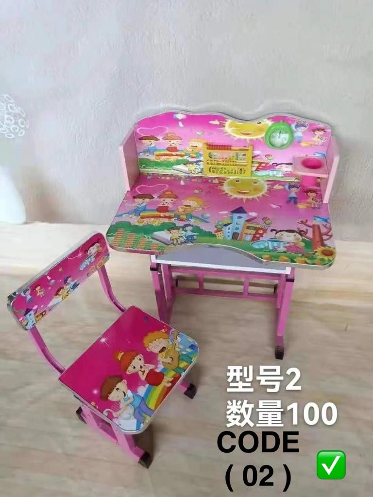 Kids Study Table & Chair Set – Perfect for Boys & Girls | Pink & Blue Colors