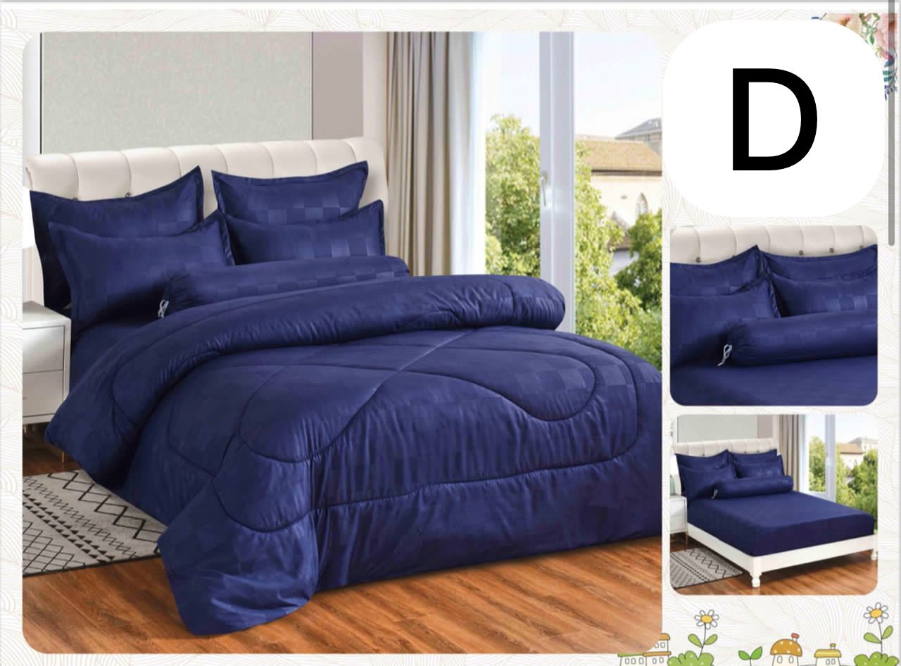 Luxury Cotton Cedar Bedding Set – Ultra Soft & Elegant – 7-in-1 King/Queen Size