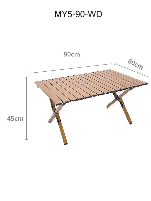 Durable Folding Table – Outdoor Use – Brown & Black – 2 Sizes
